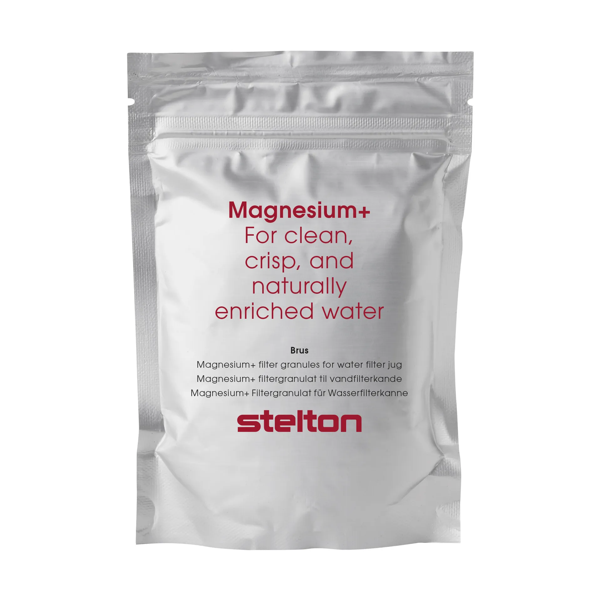 Brus Magnesium+ filter granulate for water filters, Black, white, 3-pack Stelton