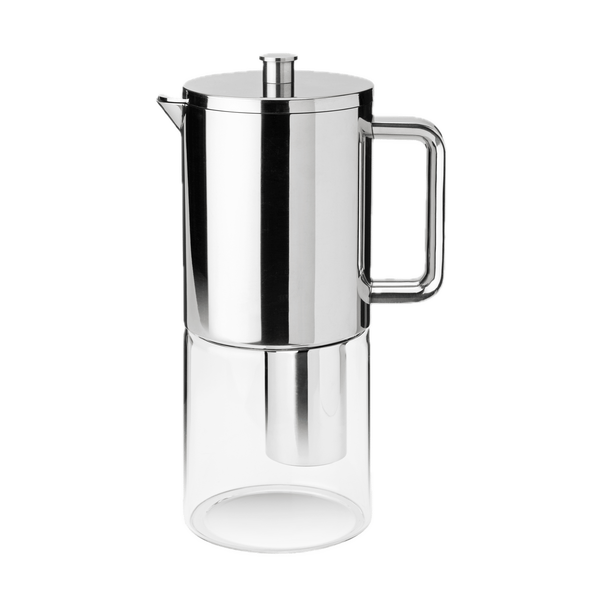 Stelton Brus pitcher with water filter 1.6 L Steel