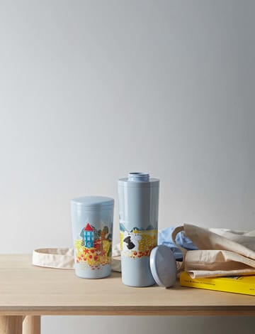 Carrie thermos flask 0.5 liter - Moomin sky - Stelton