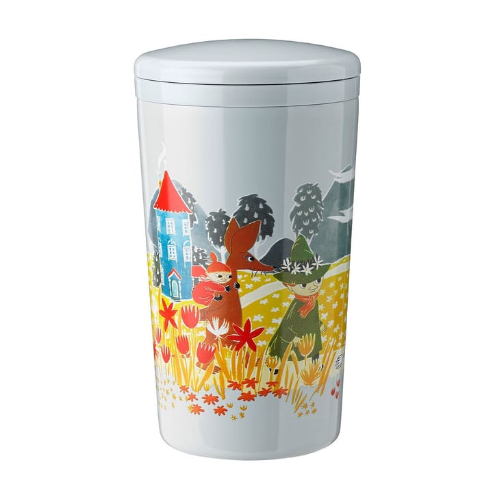 Carrie thermos mug 0.4 liter - Moomin sky - Stelton