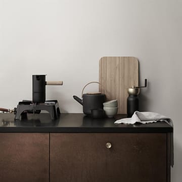 Collar coffee grinder - black-brass - Stelton