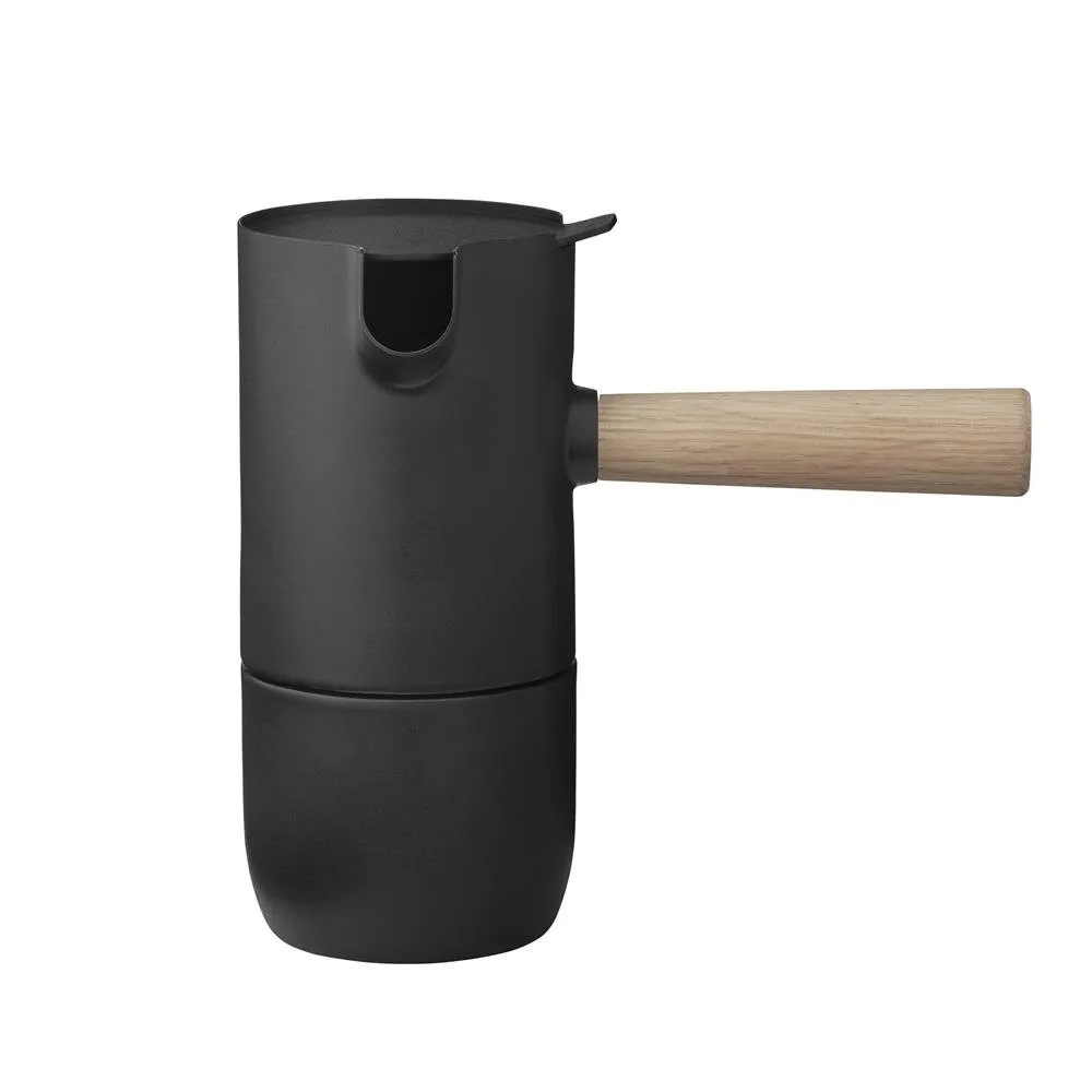 Collar espresso maker, black Stelton