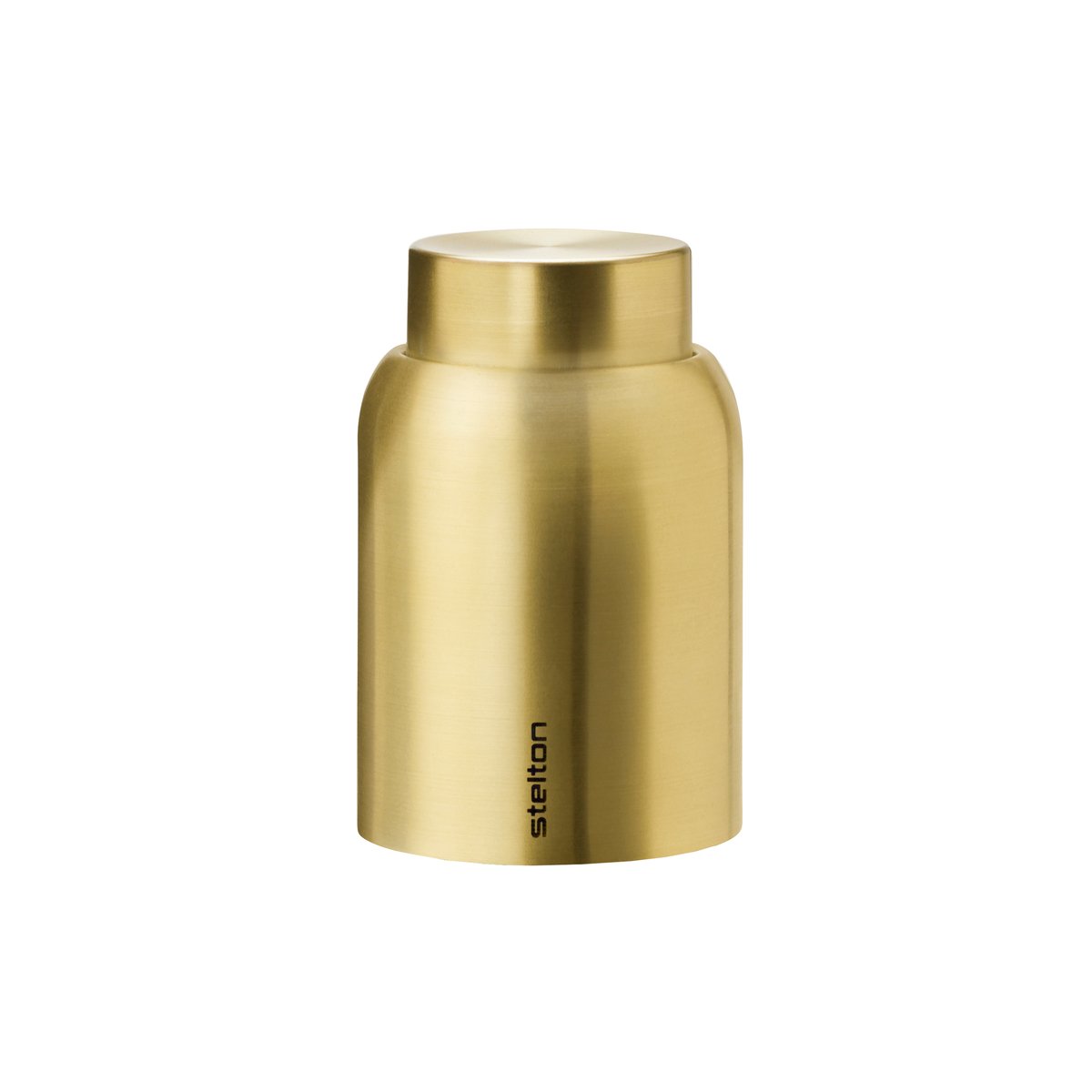 Stelton Collar vacuum cork brass | Scandinavian Design | Gold-coloured