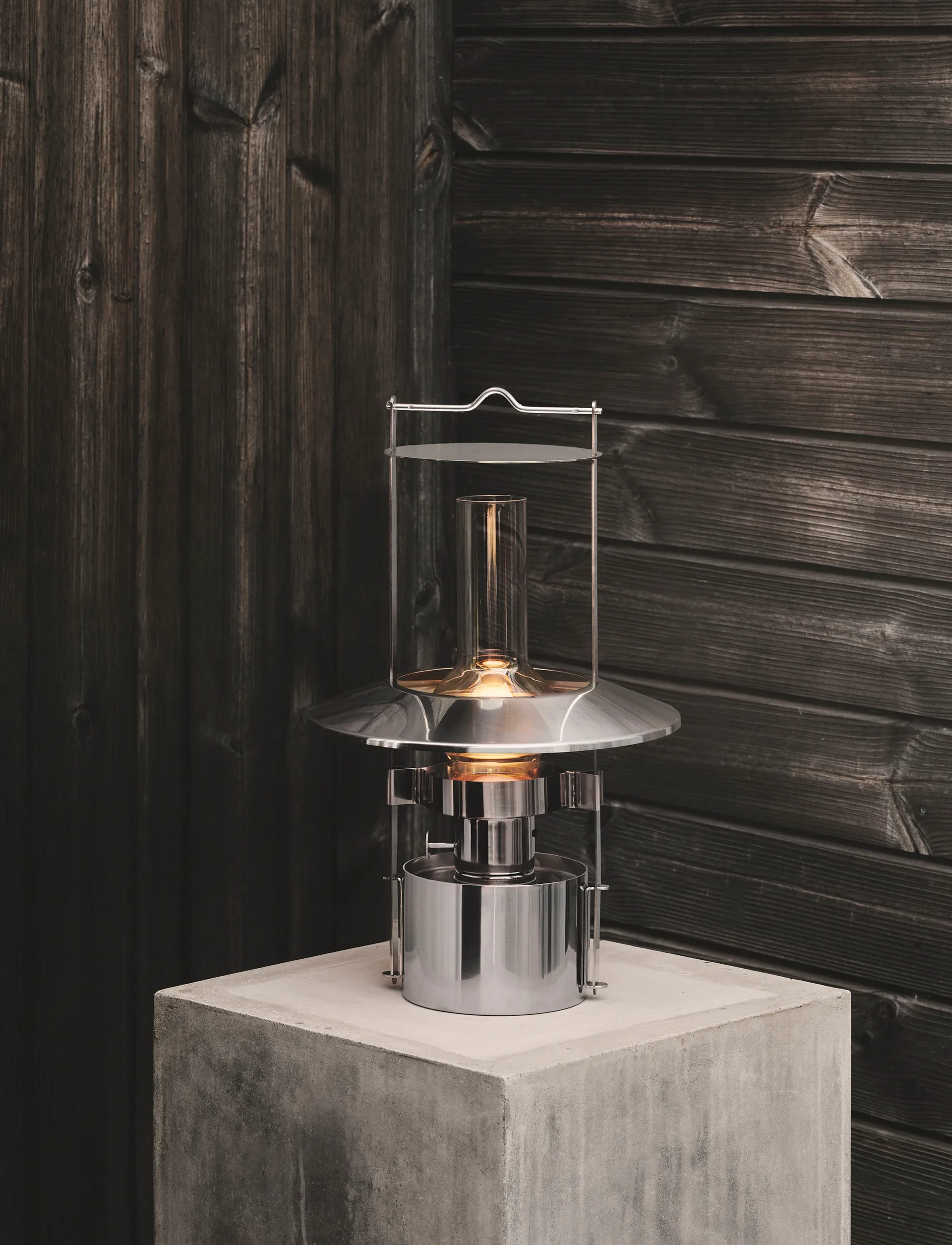 EM portable ship lamp 43 cm, Steel Stelton