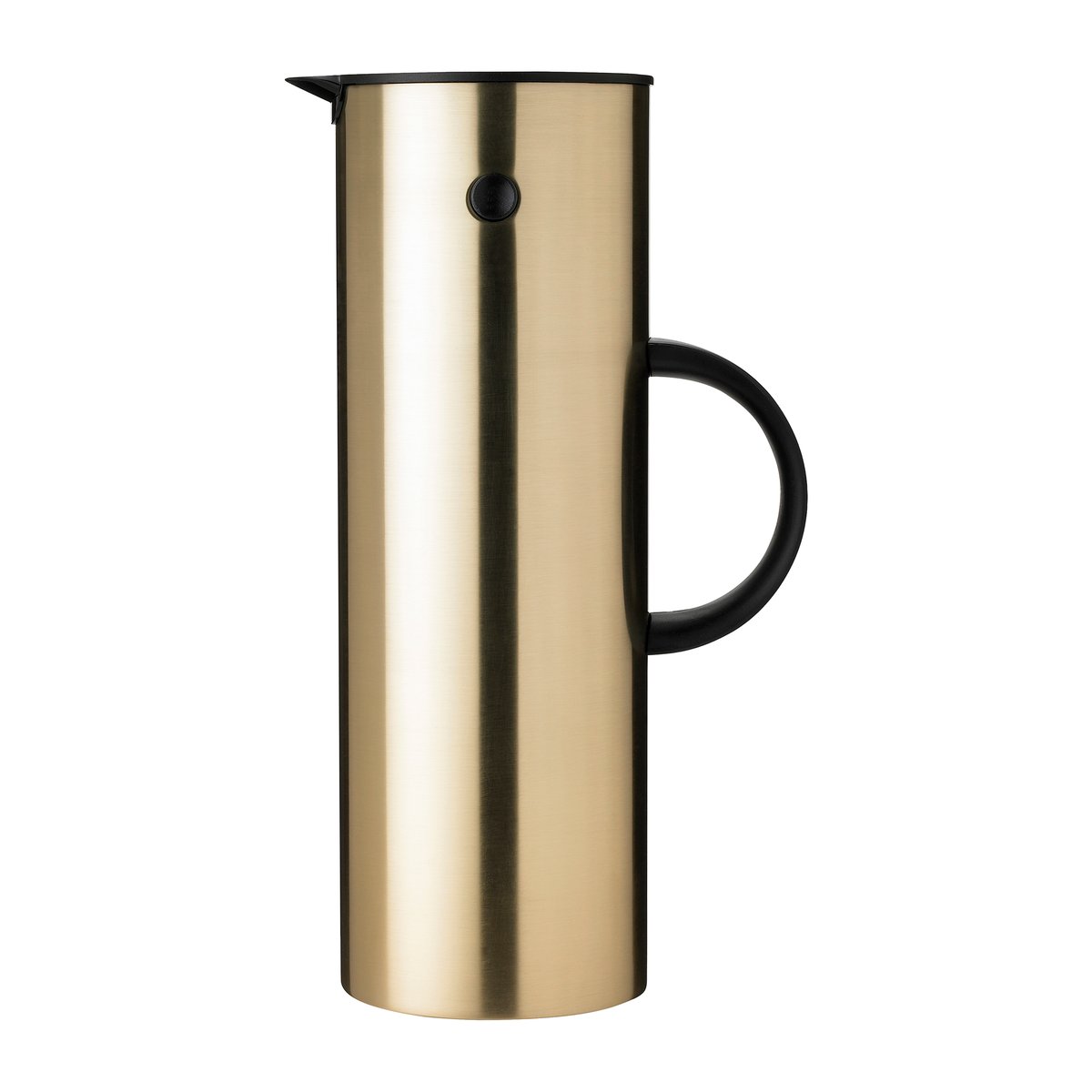 Stelton EM77 Stelton vacuum jug 1 l Brushed brass | Scandinavian Design | Thermoses | Gold-coloured