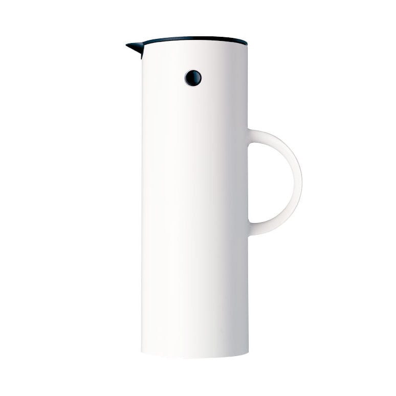 Stelton EM77 Stelton vacuum jug 1 l white | Scandinavian Design | Thermoses | White
