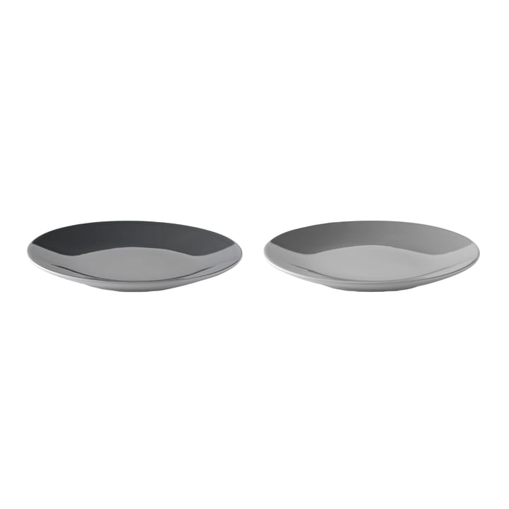 Emma plate 2-pack - grey - Stelton