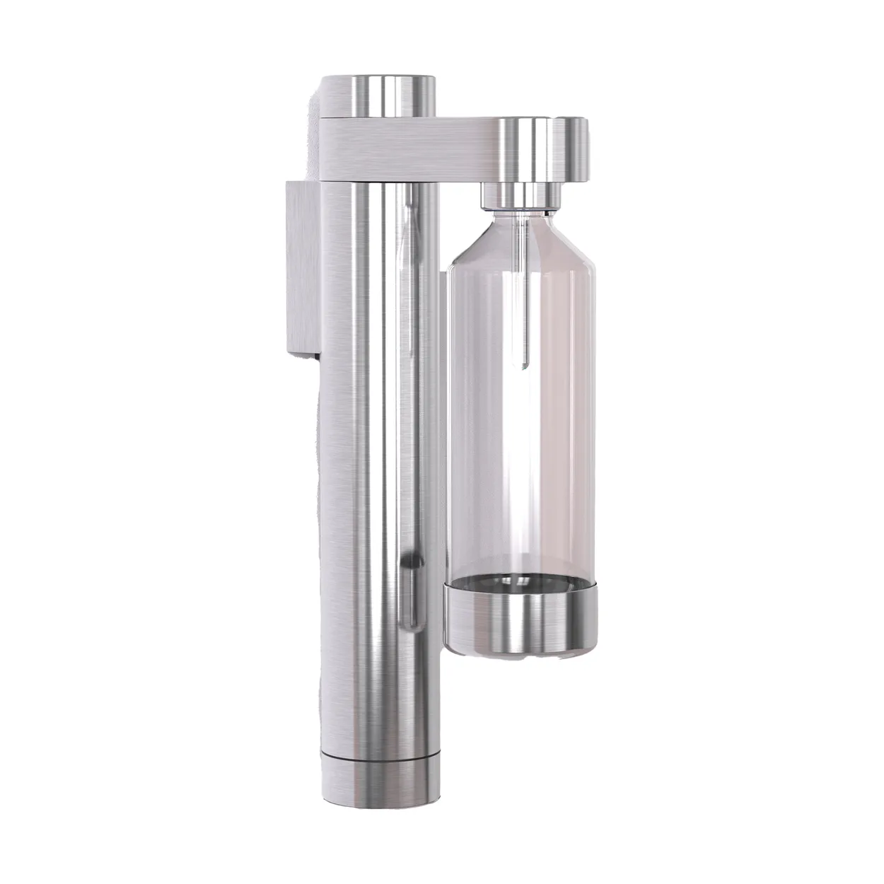 Stelton Fizz Wall-Mounted Soda Machine Steel | Scandinavian Design | Silver-coloured