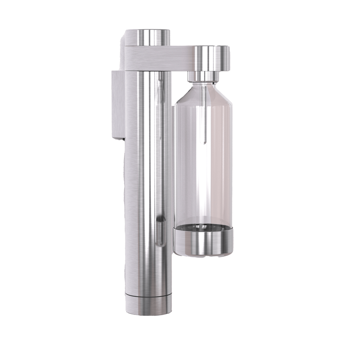 Stelton Fizz Wall-Mounted Soda Machine Steel | Scandinavian Design | Silver-coloured
