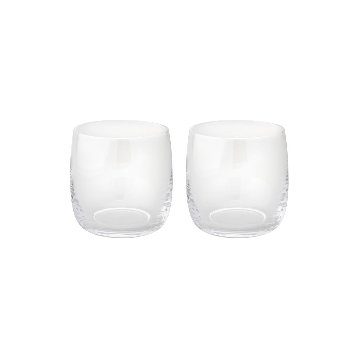 Stelton Foster drinks glass 2-pack 20 cl | Scandinavian Design | Drinking glasses & tumblers | Silver-coloured
