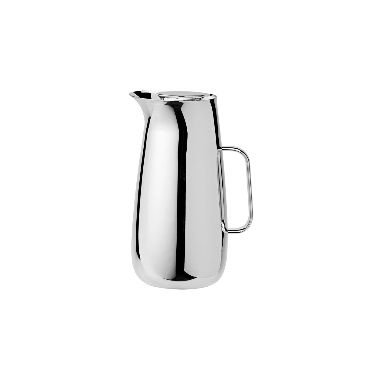 Stelton Foster thermo jug 1 l stainless steel | Scandinavian Design | Thermoses | Silver-coloured