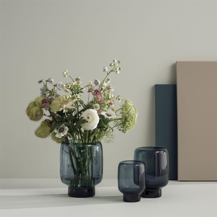 Hoop vase midnight blue - 14 cm - Stelton