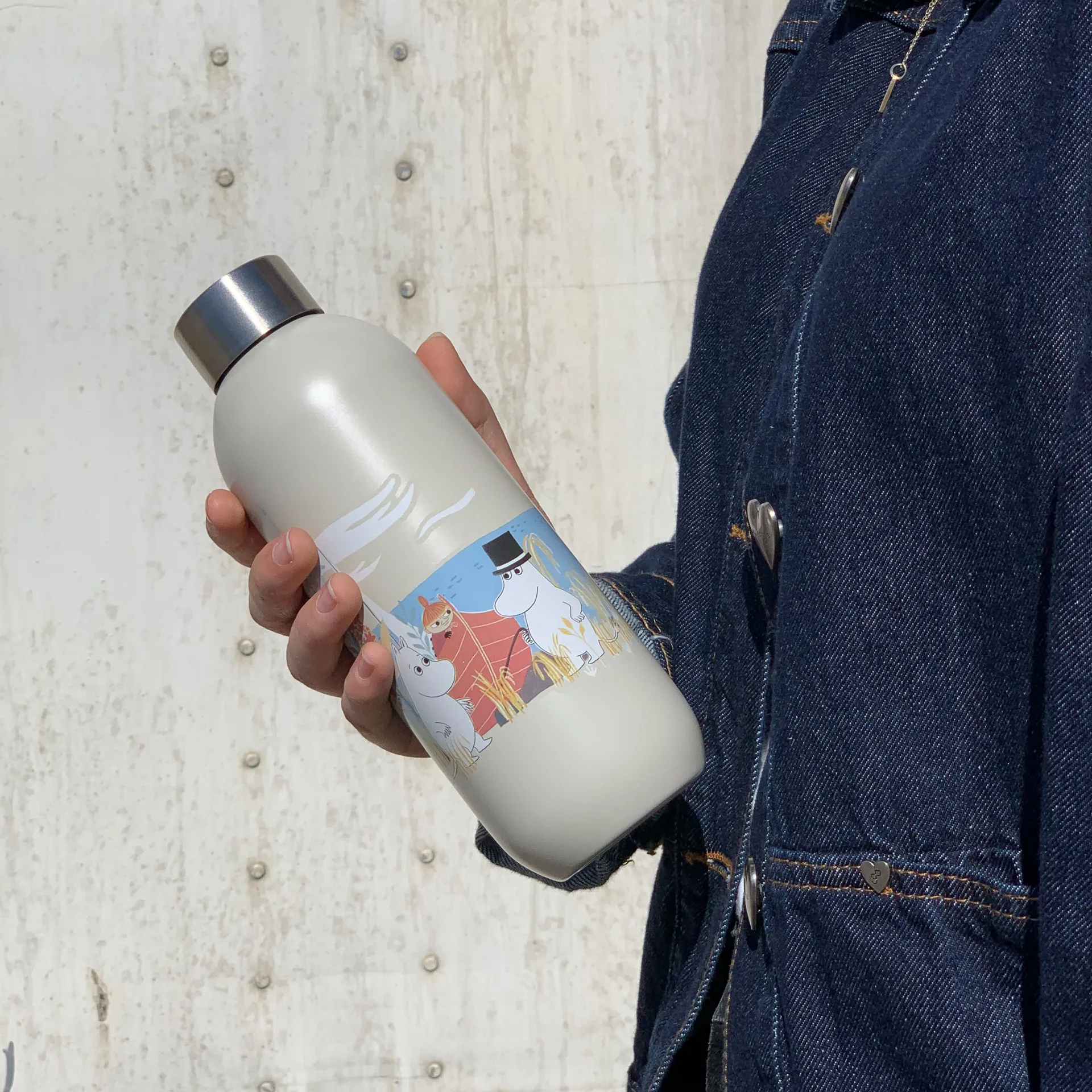 Keep Cool Mumin bottle 0.75 l, soft sand Stelton