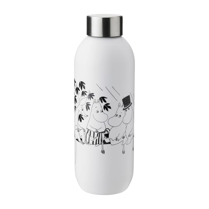 Keep Cool Mumin bottle 0.75 l - Soft white-black - Stelton