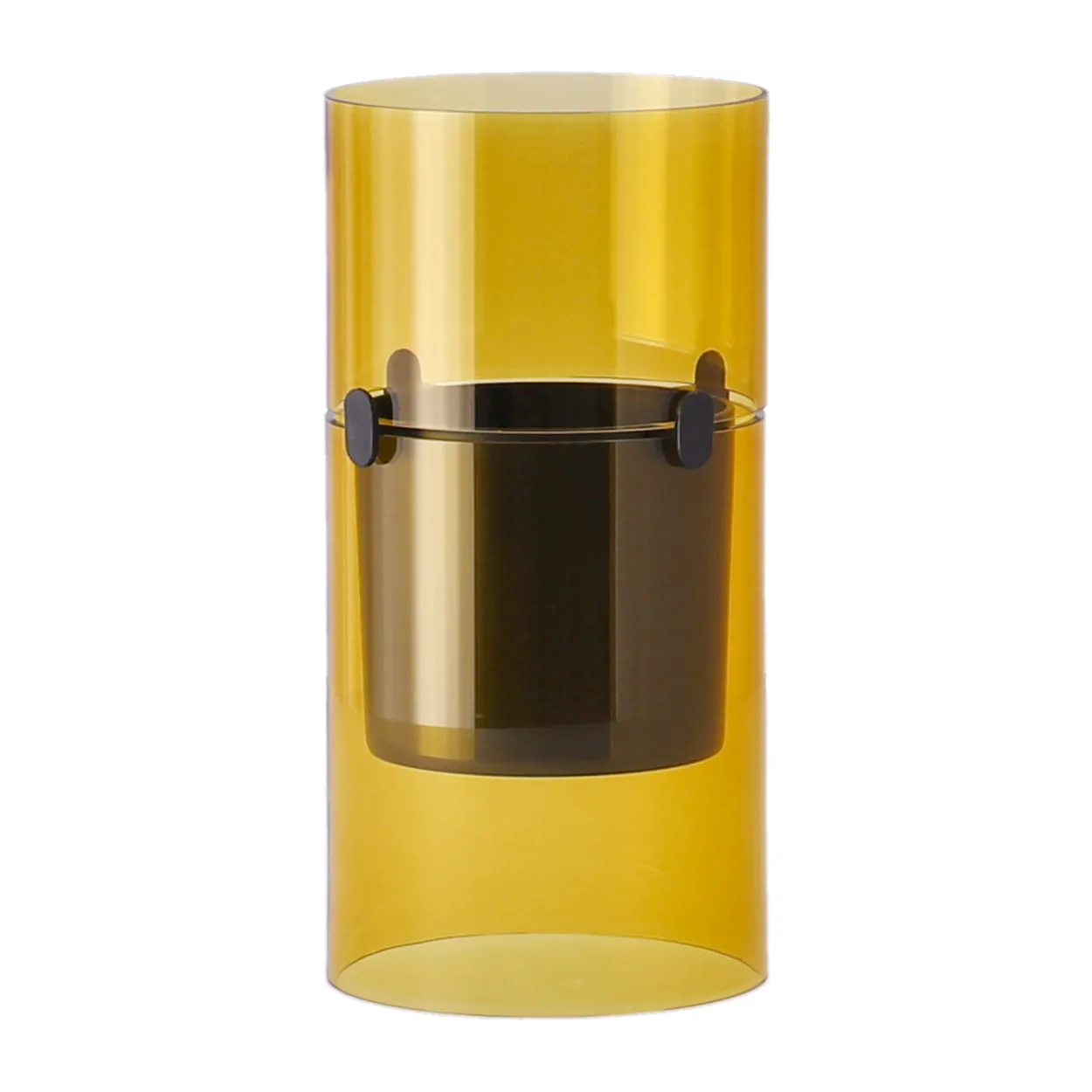 Stelton Lucie oil lamp 17.5 cm Amber | Scandinavian Design | Oil & kerosene lamps | Yellow