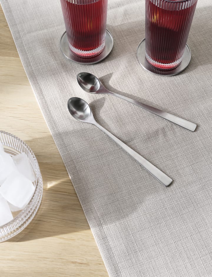 Maya latte spoon 2-pack, Stainless steel Stelton