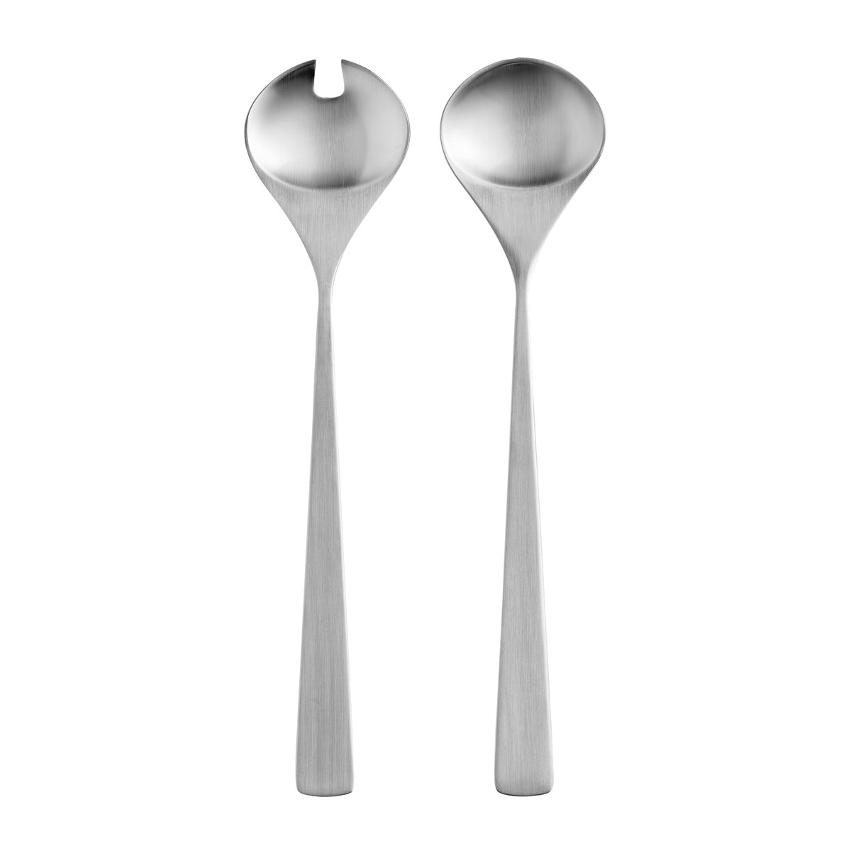 Stelton Maya salad servers 2 pieces | Scandinavian Design | Salad servers | Silver-coloured