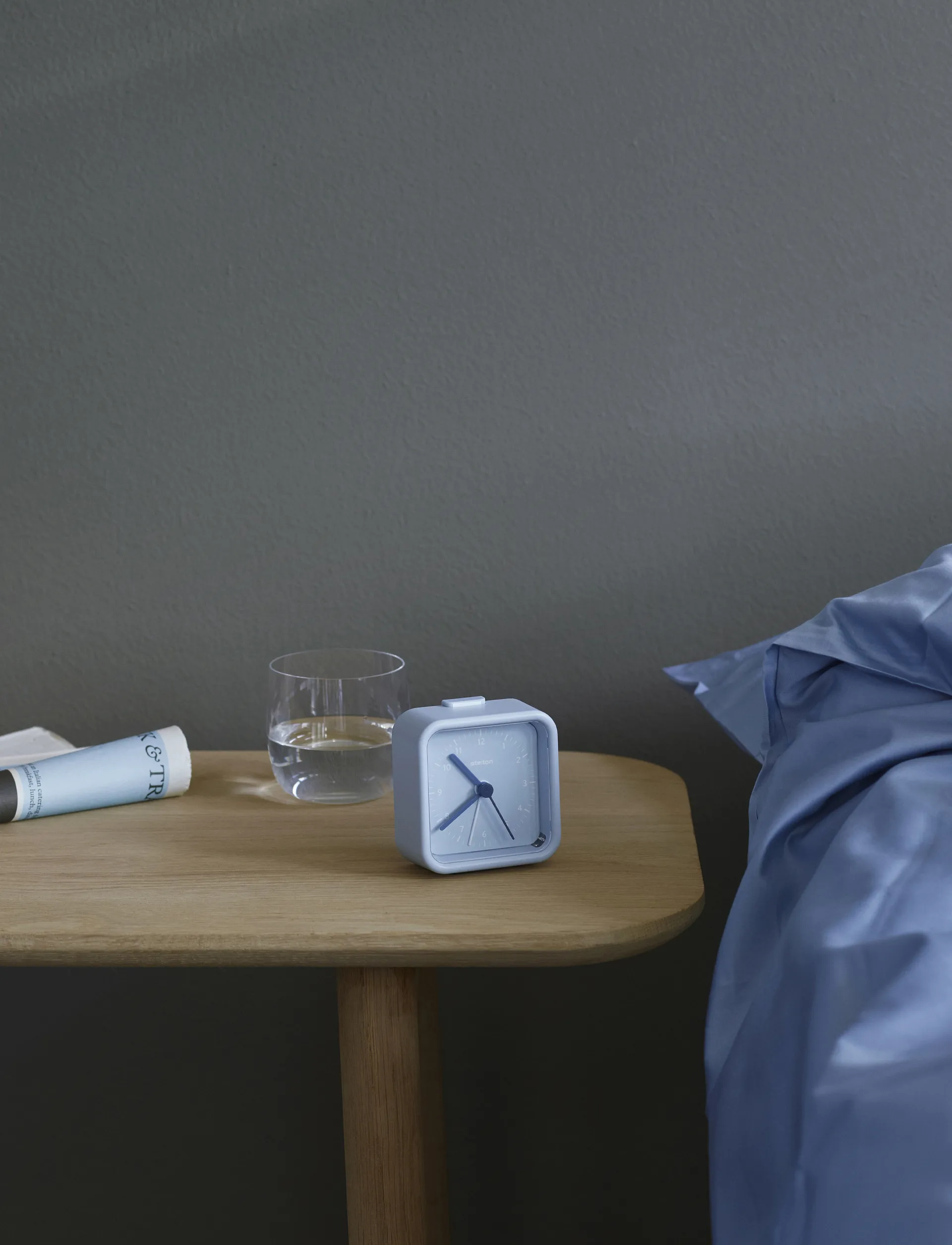 Okiru alarm clock, Light blue Stelton
