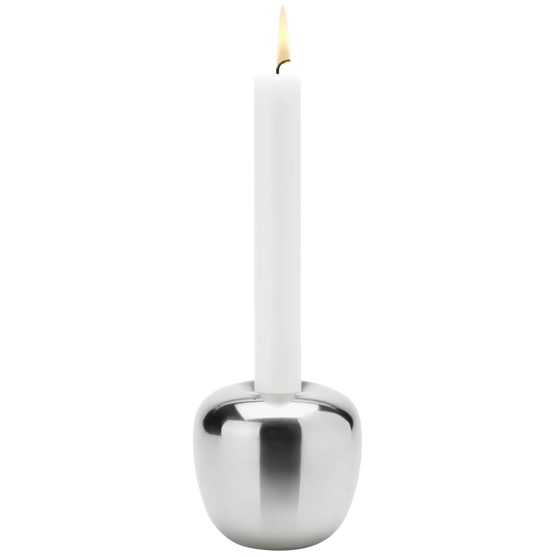 Ora candle sticks stainless steel, large Stelton