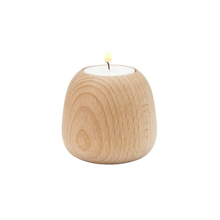 Ora candle sticks wood - small - Stelton
