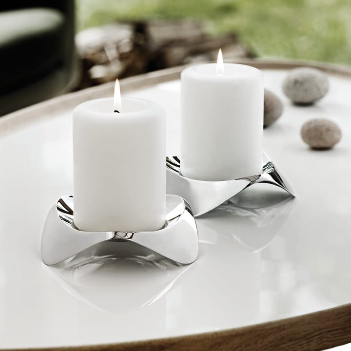 Papilio Uno candleholder - polished stainless steel - Stelton
