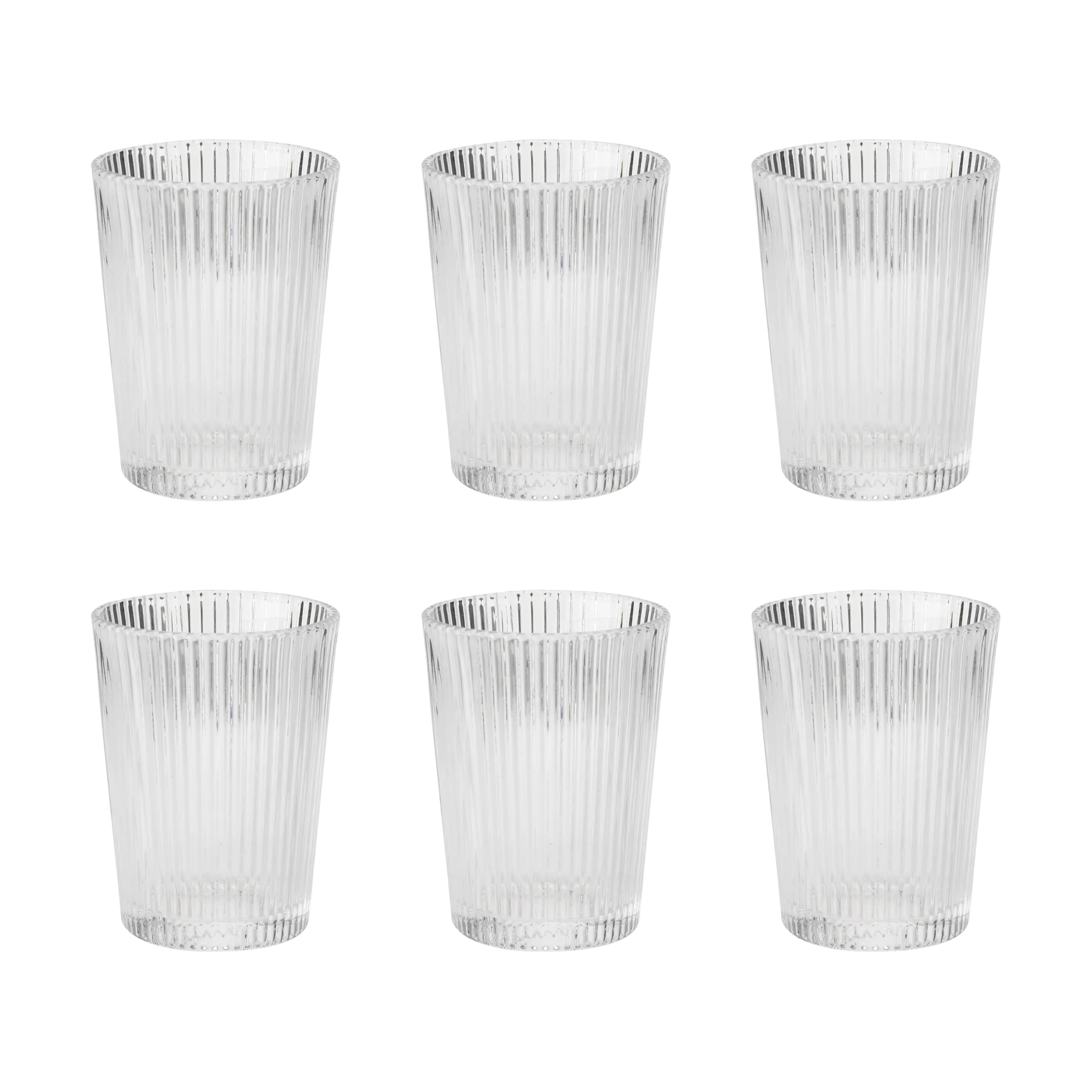 Pilastro drinking glass 15 cl 6-pack, Clear Stelton