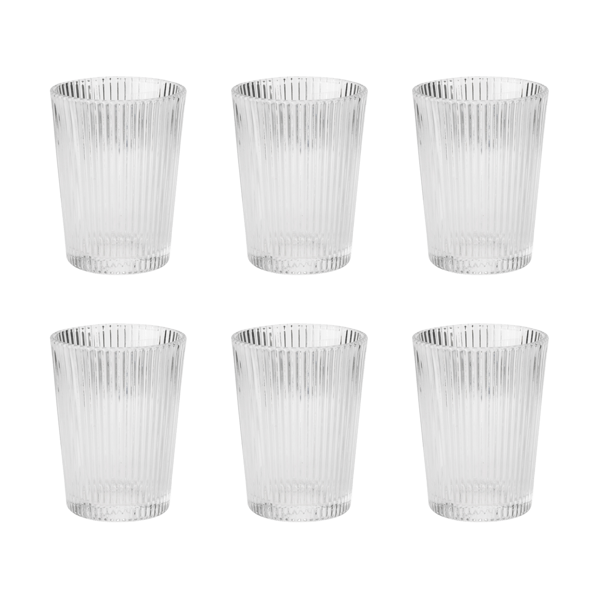Stelton Pilastro drinking glass 15 cl 6-pack Clear