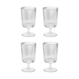 Stelton Pilastro wine glass 18 cl 4-pack Clear