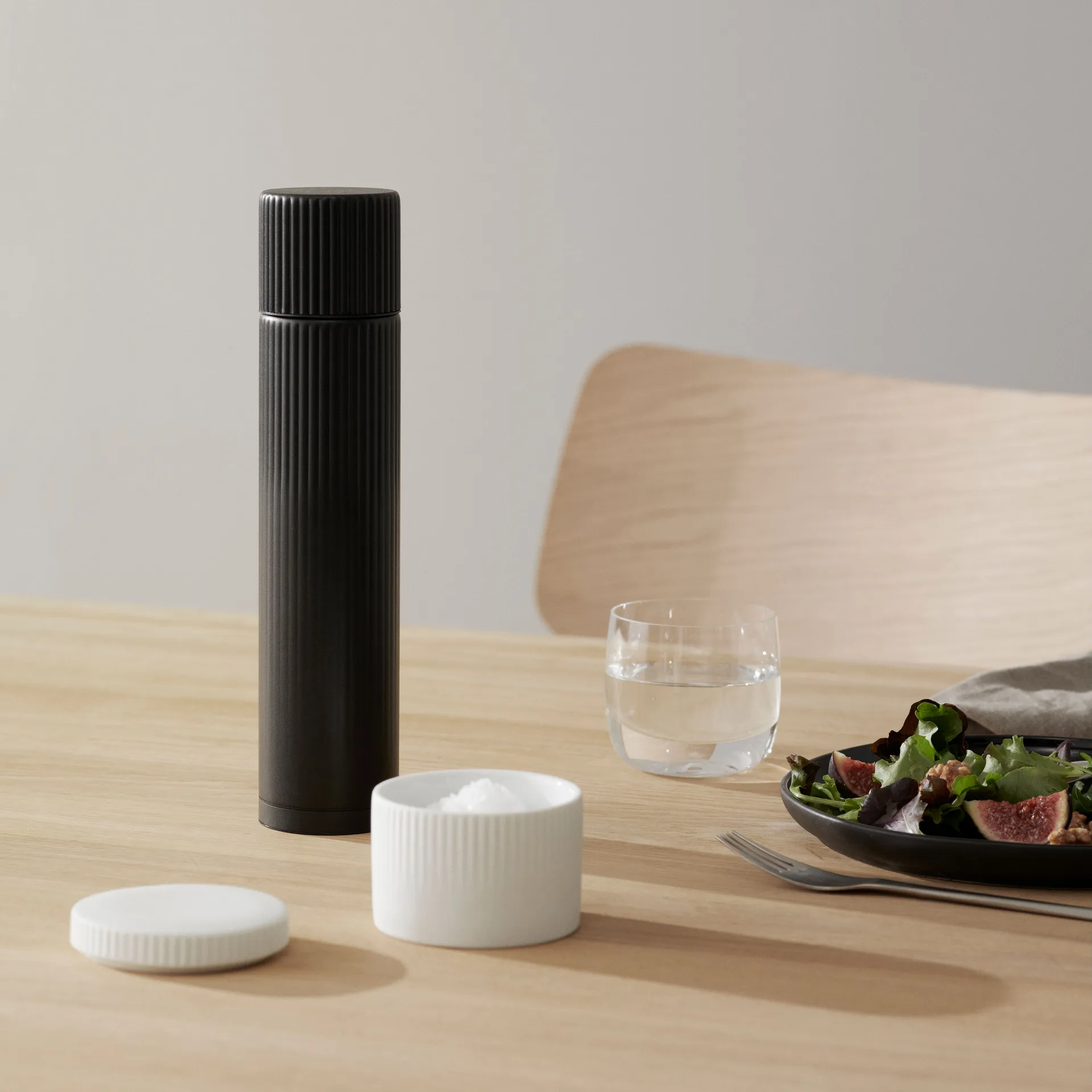 Pleat pepper mill, Black Stelton