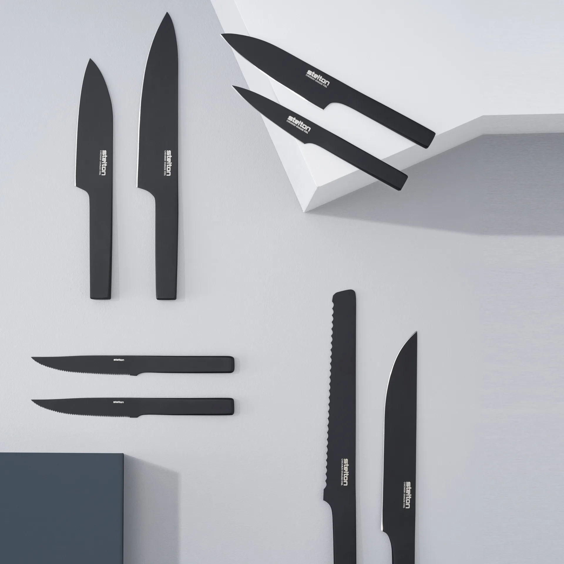 Pure Black carving knife, 36 cm Stelton