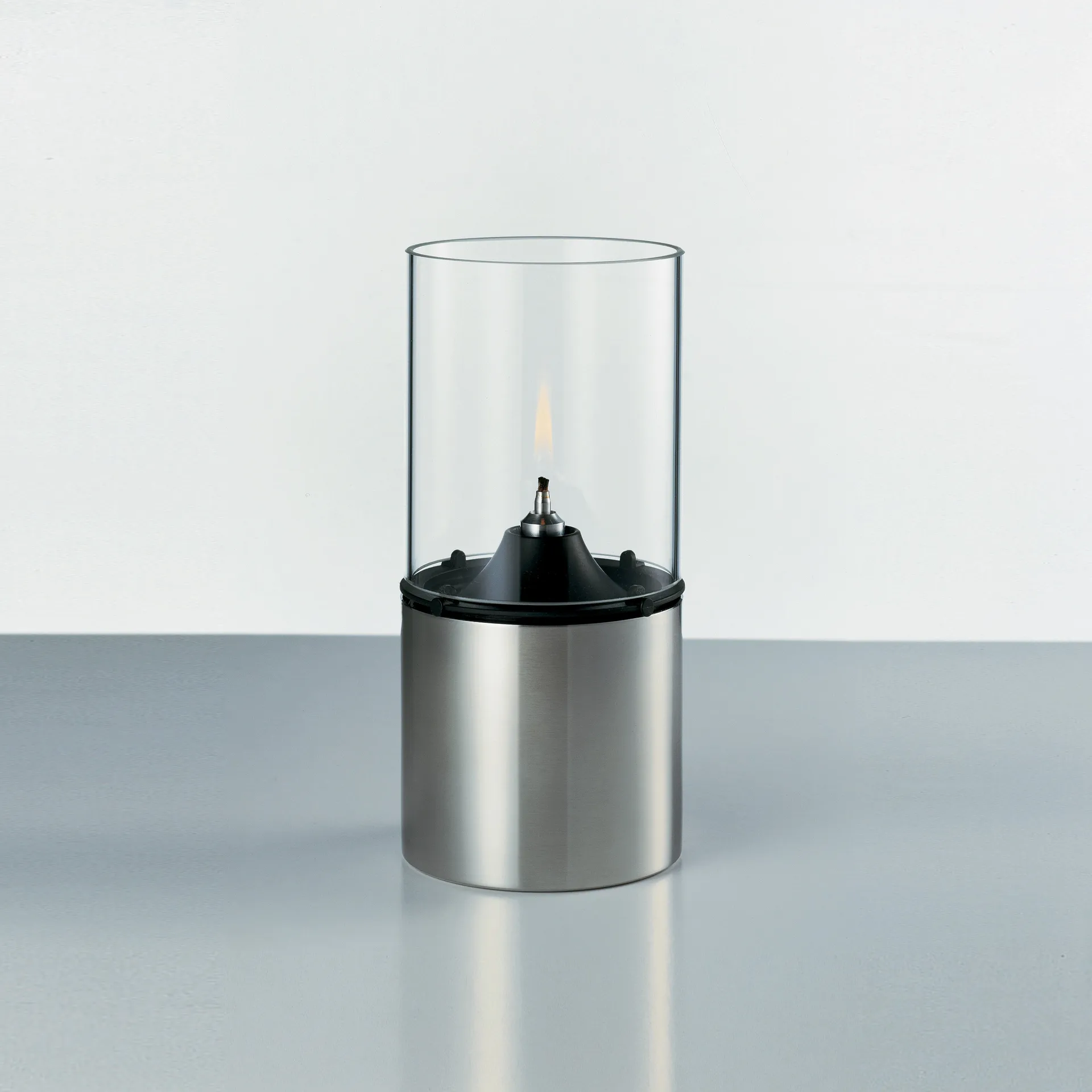Stelton oil lamp, clear glass Stelton