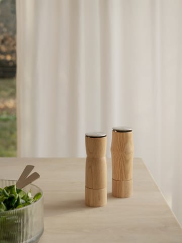 Storm salt- and pepper mill set - Oak - Stelton