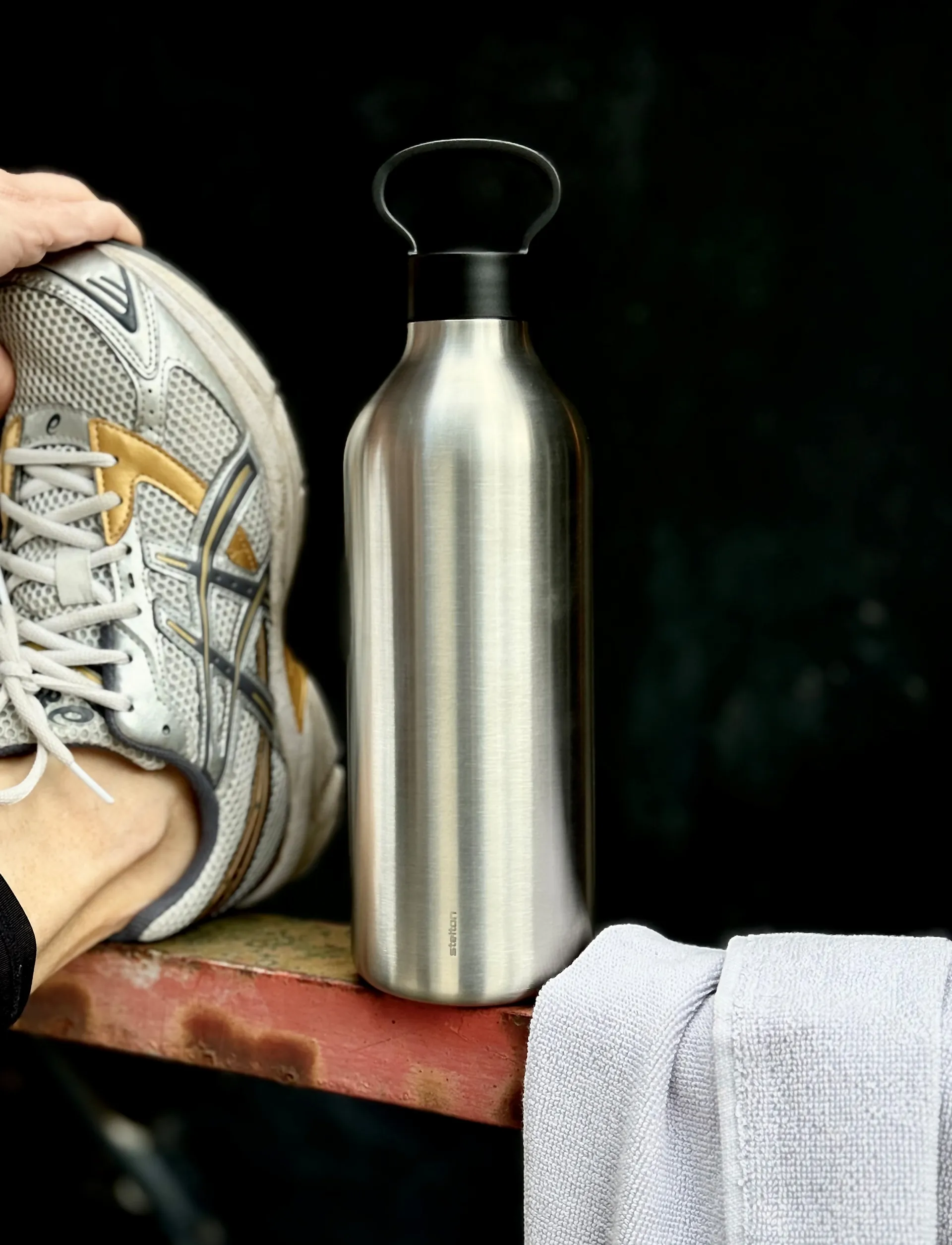 Tabi thermos bottle 1 L, Steel Stelton