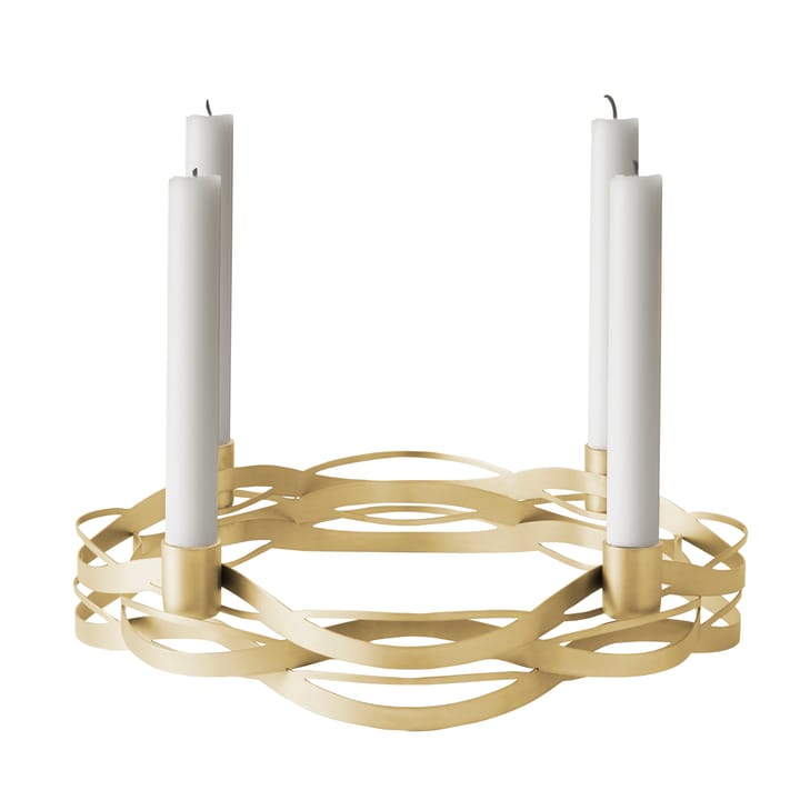 Tangle candle holder - brass - Stelton