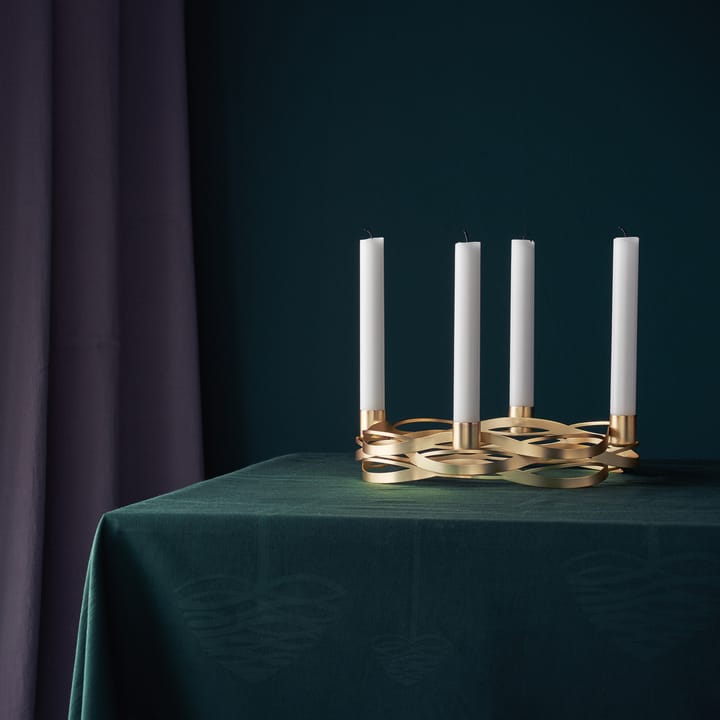 Tangle candle holder - brass - Stelton