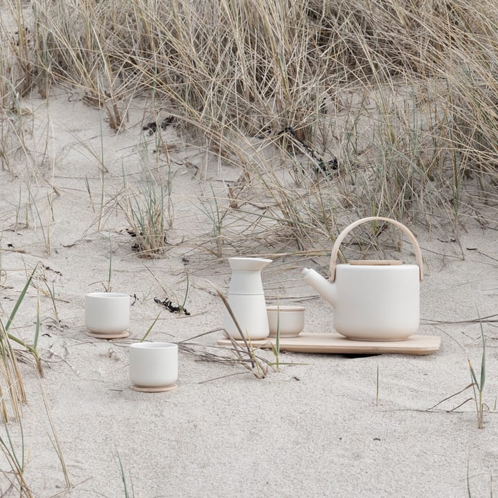 Theo mug with coaster - Sand - Stelton