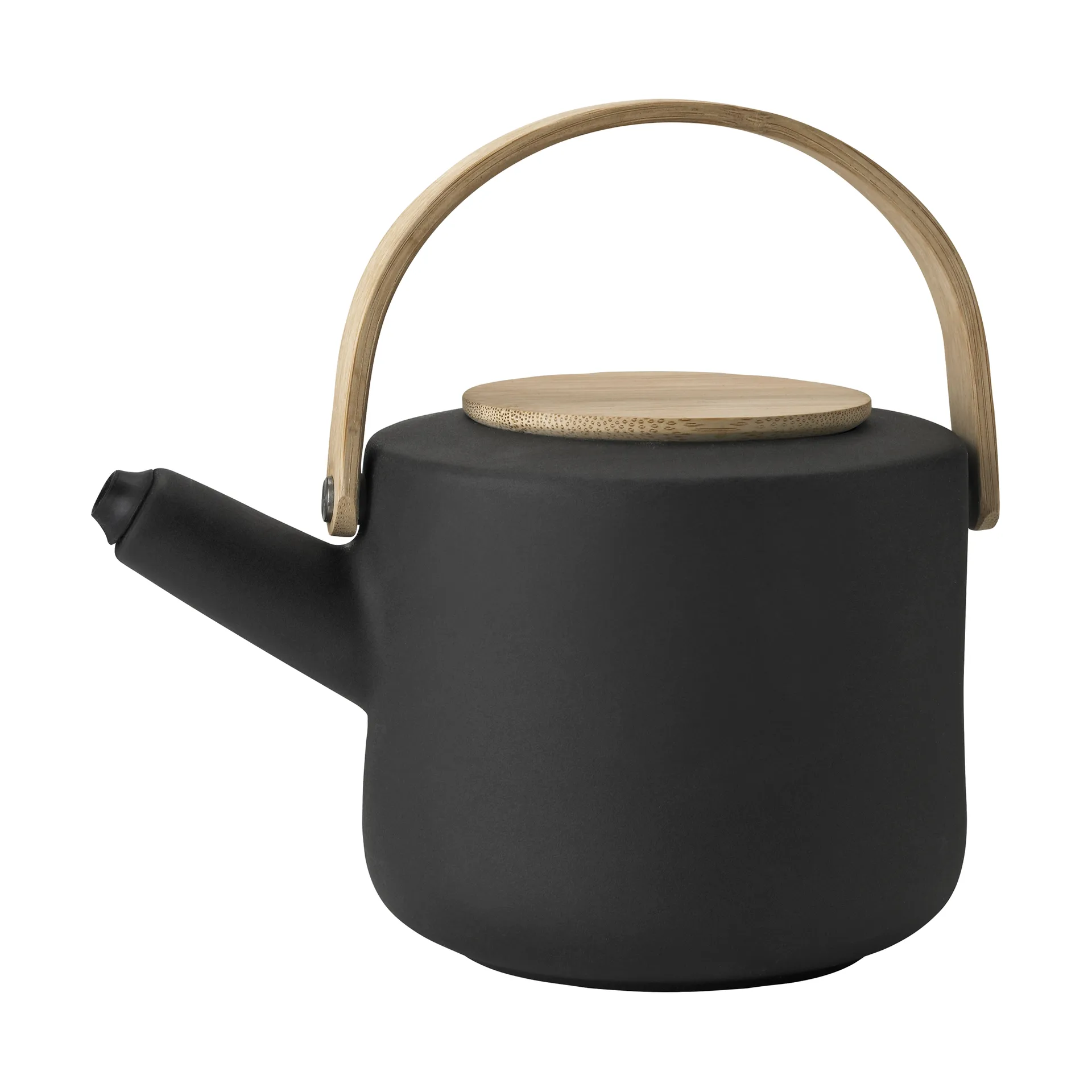 Theo Teapot 0.7 L, Black Stelton