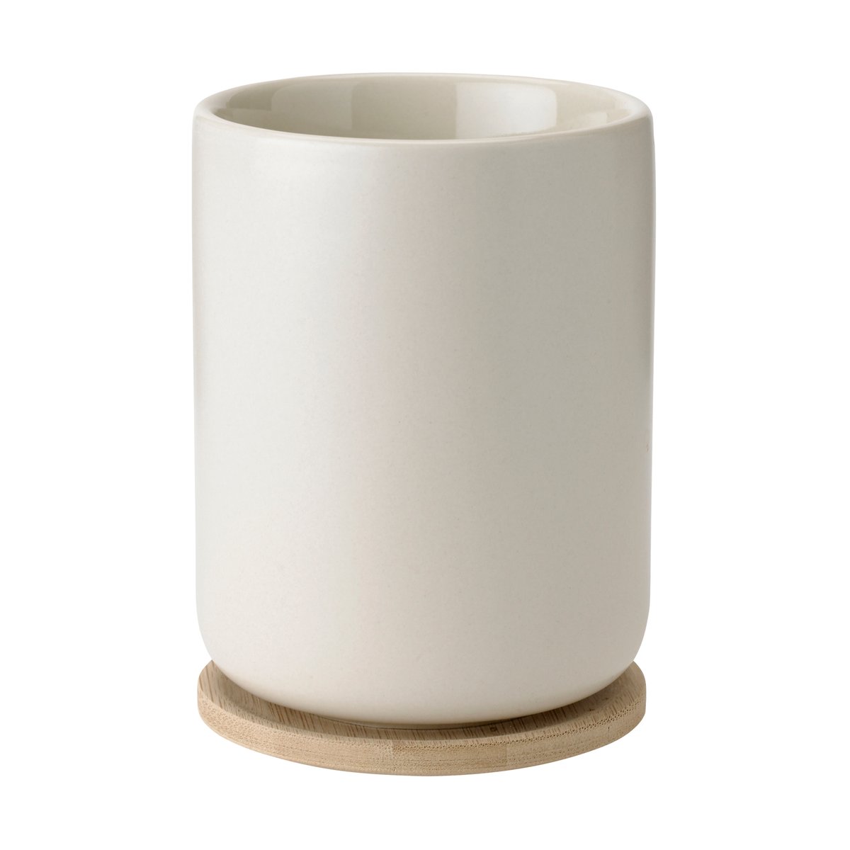 Stelton Theo thermal mug with coaster 25 cl Sand | Scandinavian Design | Thermal flasks & travel mugs | Beige