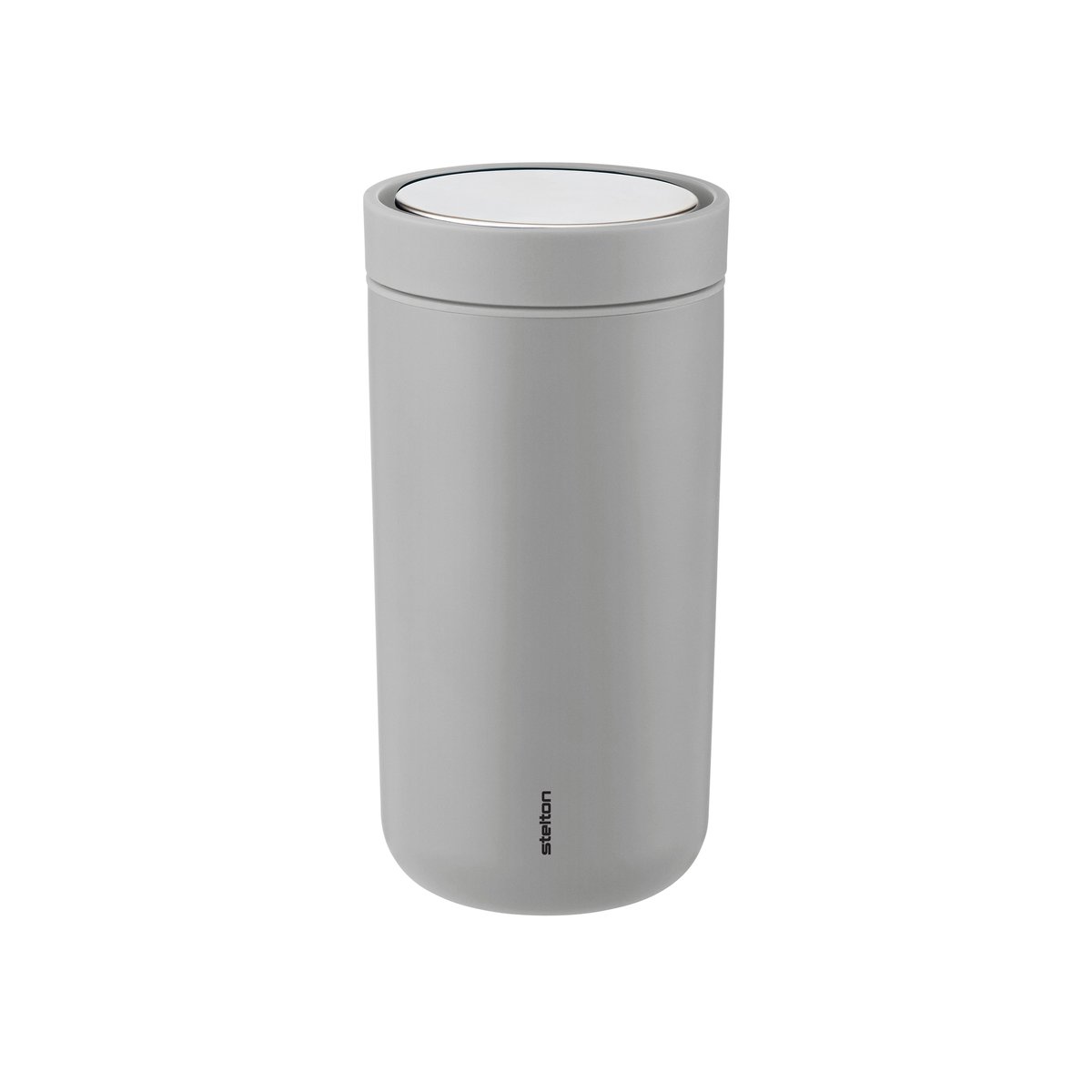 Stelton To Go Click mug 0.2 l mat light grey | Scandinavian Design | Thermal flasks & travel mugs | Grey