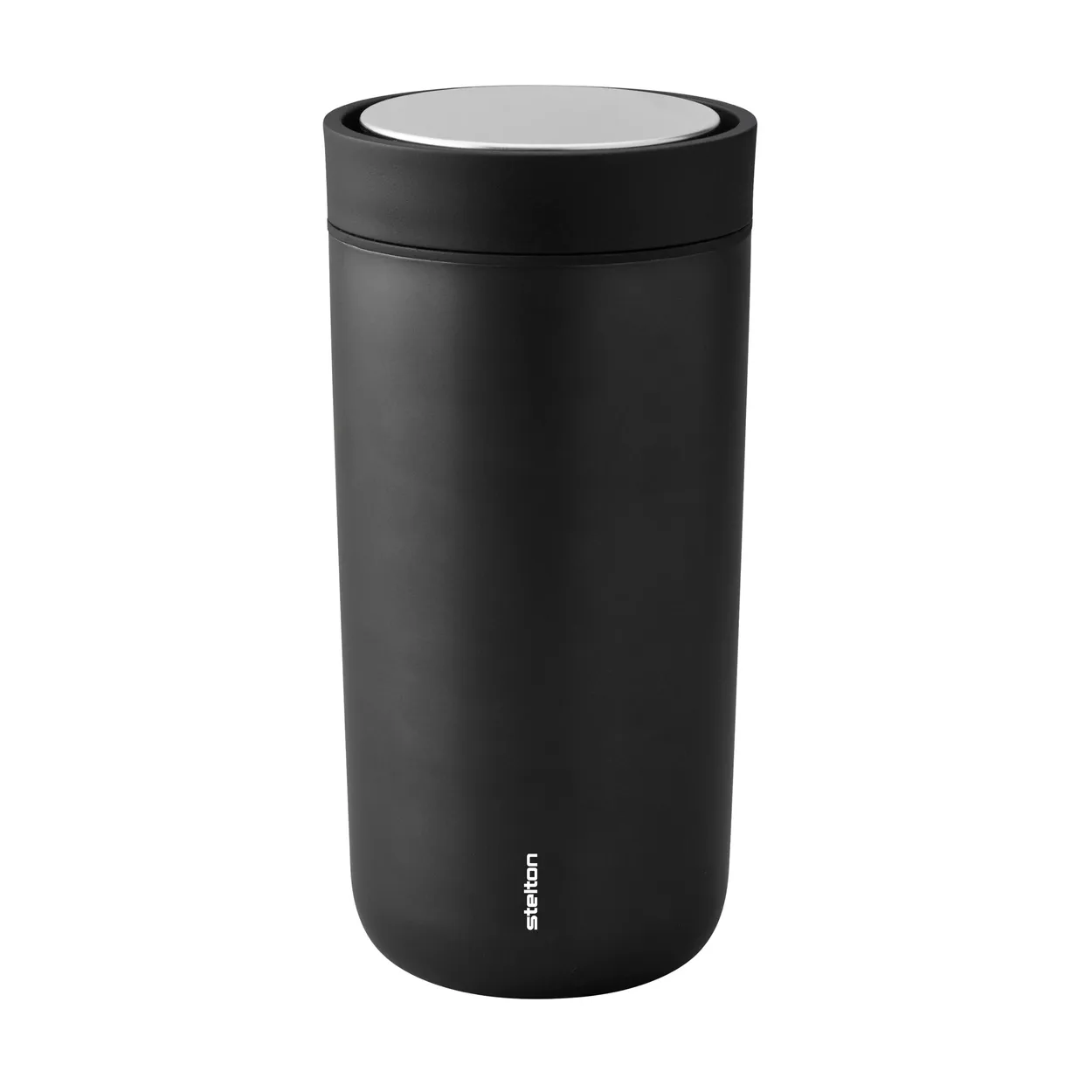 Stelton To Go Click mug 0.4 l black metallic | Scandinavian Design | Thermal flasks & travel mugs | Black
