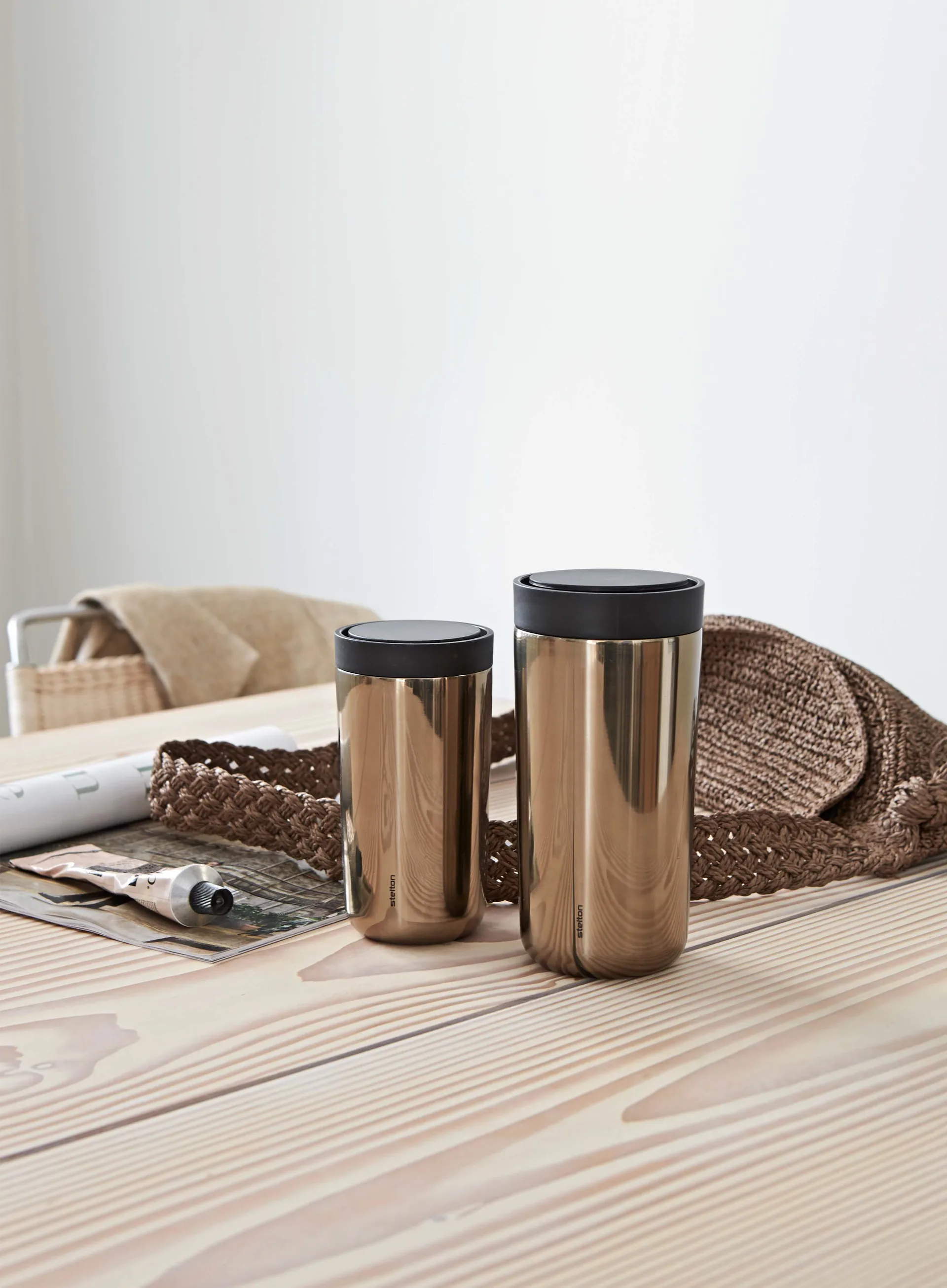To Go Click mug 20 cl, Dark gold Stelton