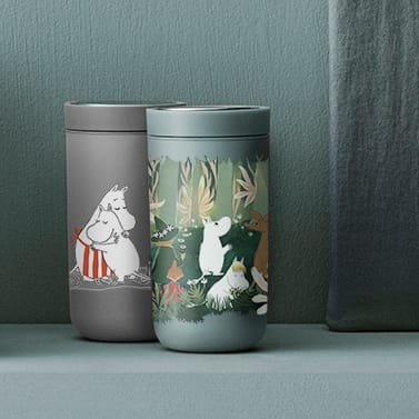 To Go Click Mumin mug 0.2 l - Soft light grey - Stelton