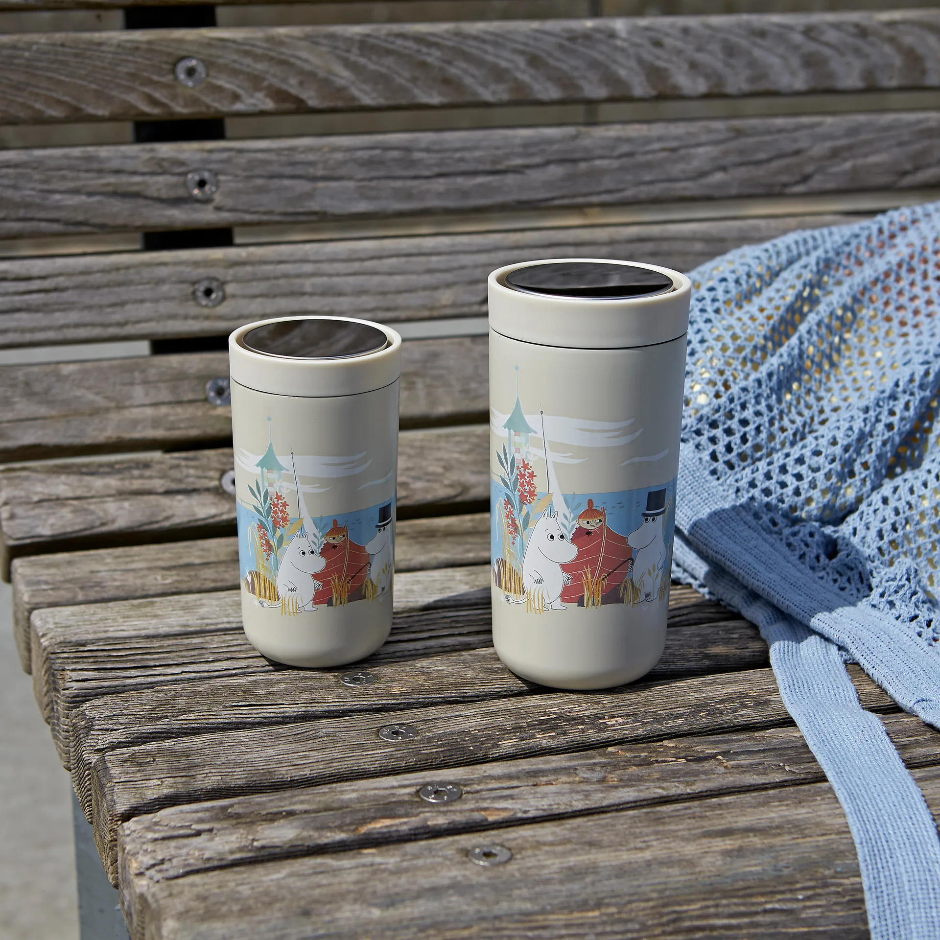 To Go Click Mumin mug 0.2 l, soft sand Stelton