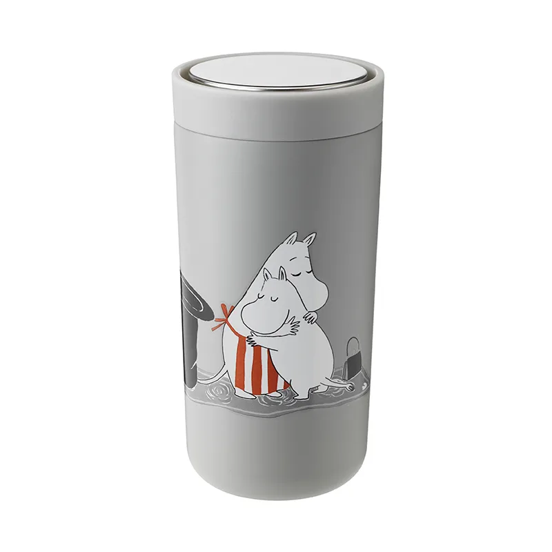 To Go Click Mumin mug 0.4 l, Soft light grey Stelton