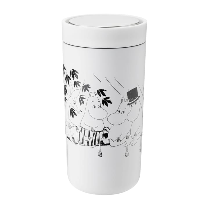 To Go Click Mumin mug 0.4 l - Soft white-black - Stelton