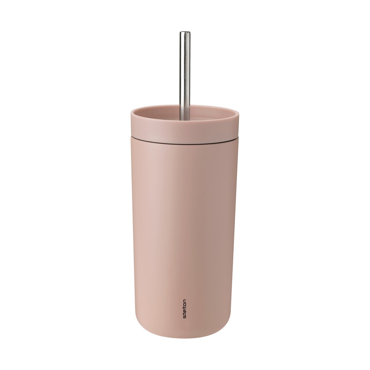 Stelton To Go Sip thermos mug with straw 0.4 L Heather