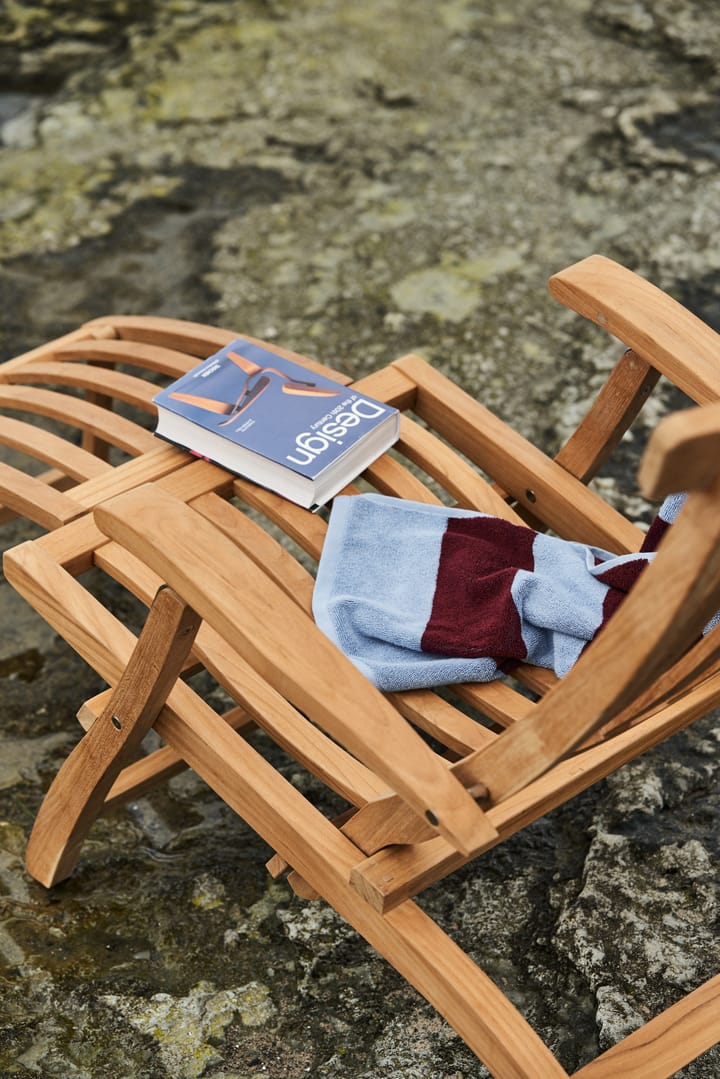 Lobby deck chair teak - Incl. tray and rain cover - Stockamöllan