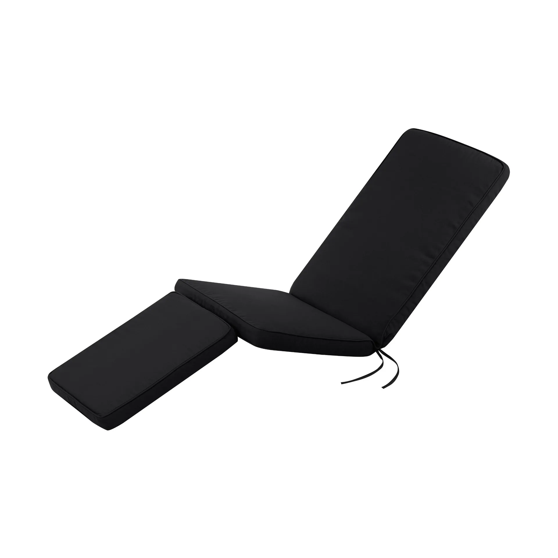 Lobby/SAL deck chair cushion, Black Stockamöllan