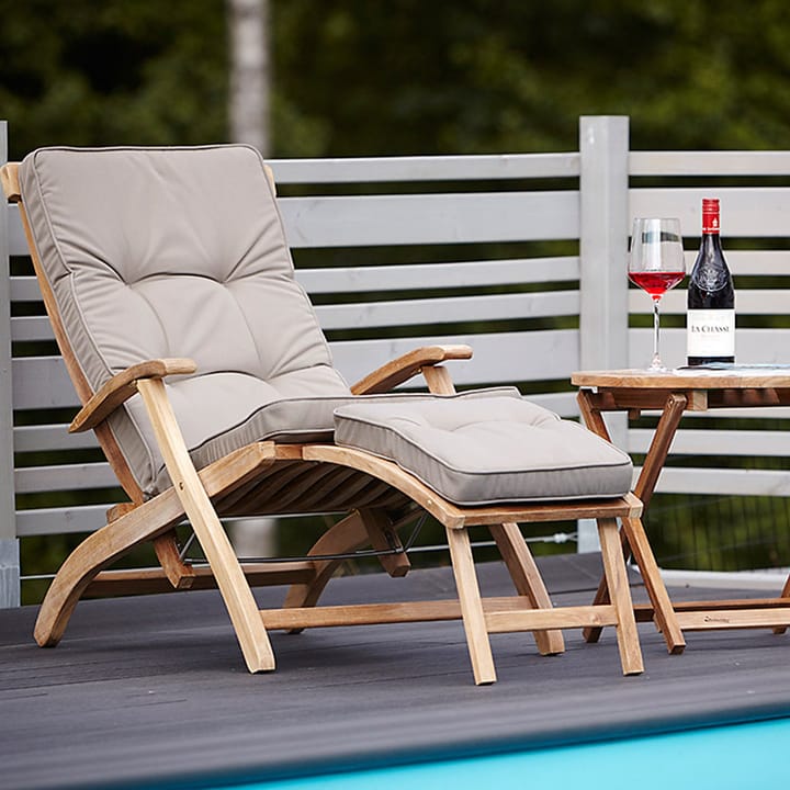 Lobby/SAL deck chair cushion - Light Grey - Stockamöllan