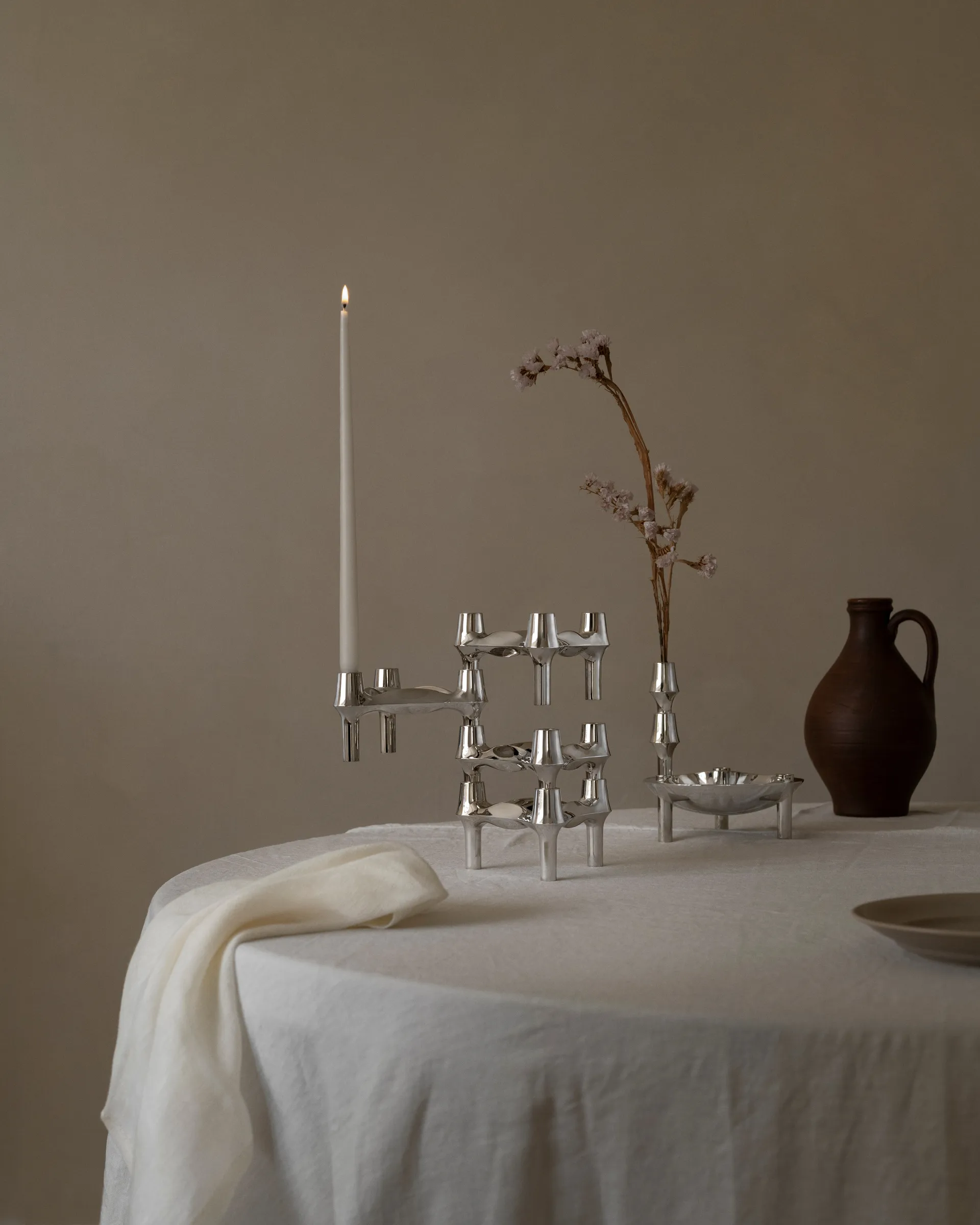 Nagel bowl, chrome STOFF